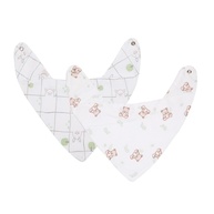 Babador Bandana Papi Baby - Proteção Estilosa para Bebês com Tamanho Único (2 Unidades) - imagem 1