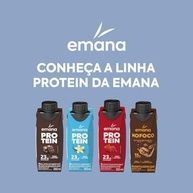 Emana Protein Bebida Proteica Sabor Frutas Vermelhas Sem açúcar - 12 Unidades de 250ml - imagem 1