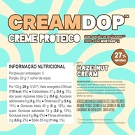 Creme Proteico CREAMDOP 100g Feito com WHEYDOP sem adição de açúcares, elementoPuro (Creme de Avelã) - imagem 1