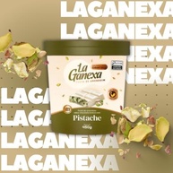 Pasta de Amendoim La Ganexa Com Whey Protein Zero Açucar Pote 450g Sabor Pistache - imagem 2