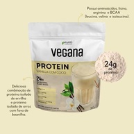 Pouch Vegana Protein Vanilla Coconut 360g - imagem 2