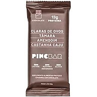 Pincbar Chocolate Zero Açúcar: 12 Barras de Proteína 50g - imagem 1