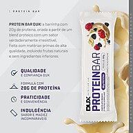 Barra Proteína Chocolate Branco Frutas Vermelhas 12un - imagem 4