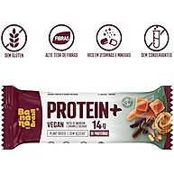 Banana Brasil Display Barra De Proteina Protein + Recheio De Pasta De Amendoim E Caramelo Salgado - 9 Unidades De 50G (450G) - imagem 1