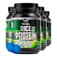 Rice Protein Proteína de Arroz Unilife 1kg Sabor Natural 4un + Porta Cápsulas - imagem 1