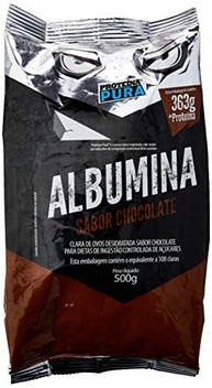 Albumina - 500G Chocolate - Proteína Pura, Proteina Pura - imagem 3