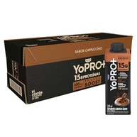 Pack YoPRO Bebida Láctea Energy Boost UHT Capuccino 15g de Proteínas 250ml - 24 Unidades - imagem 2