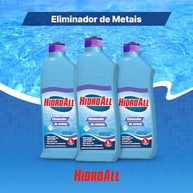 HidroAll Eliminador de Metais 1L - Proteja Sua Piscina Contra Manchas e Corrosão - imagem 3