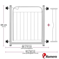 Portão Pet de Segurança com Extensor - Proteja Seu Lar com Estilo e Facilidade - imagem 3