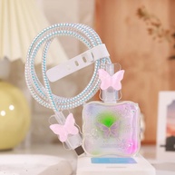 Protetor de Cabo iPhone: Borboleta Kawaii 3D - imagem 4