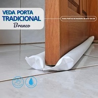 Protetor Rolinho Veda Porta Branco Impermeável: Adeus Poeira, Insetos e Ruídos! - imagem 3