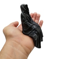 Exu Protetor Capa Sentado Sem Rosto Preto 15 cm - Estátua em Resina com Detalhes Artesanais - imagem 3