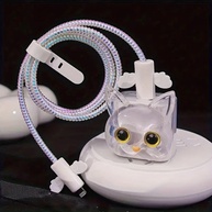 Protetor de Cabo Clear Cat: Organize e Proteja! - imagem 1