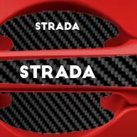 Protetor de Maçaneta para Strada com Design Carbono - imagem 1