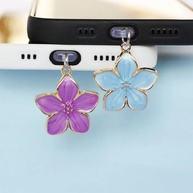 Protetor de Porta USB-C Floral: Estilo e Proteção! - imagem 1