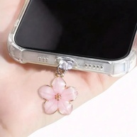 Protetor de Porta USB: Charme Floral para seu Celular 🌸 - imagem 1