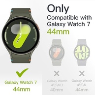 JETech Capa com Protetor de Tela para Galaxy Watch 7 44mm (Verde) - Proteção Total e Alta Sensibilidade - imagem 3