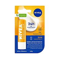 Protetor Labial Nivea Sun FPS 30 – Hidratação e Proteção Solar que Funciona! - imagem 1