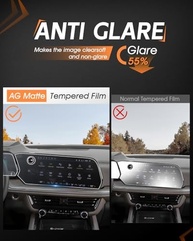 Protetor de Tela Fosco Antirreflexo CDEFG para Chevrolet Suburban 2025-2026 | 17.7" + 11" - imagem 3