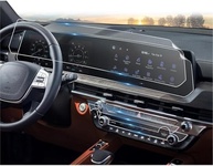 Protetor de Tela CDEFG 4 Peças para Kia Telluride 2023-2025: Proteção Premium para sua Tela de 12.3" e AC - imagem 2