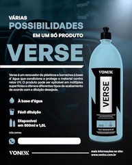 VERSE Protetor de Plásticos 1,5L: Renove e Proteja seu Carro com Brilho Duradouro - imagem 3
