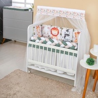 protetor-saia-kit-12-decoracao-bebe-a-com-encantadora-quarto-berco-de-e-zoo-safari-pecas-para-a