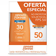 Protetor Solar Cenoura & Bronze Kit FPS50 + FPS30 - imagem 1