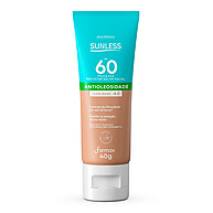 Protetor Solar Facial Sunless FPS 60 Cor 4.0 – Proteção Máxima e Toque Matte - imagem 1