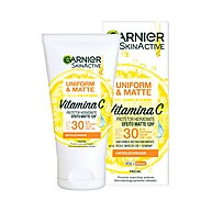 Protetor Solar Garnier com Vitamina C FPS 30 - Hidratação Matte por 12h - imagem 1