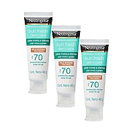 Protetor Solar Neutrogena FPS70: Kit com 3 Unidades para Pele Oleosa - imagem 1