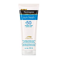 Protetor Solar Neutrogena Sun Fresh FPS 50 – Hidratação e Proteção que Não Pesam! - imagem 1