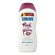 Protetor Solar Sundown Praia e Piscina FPS 70 – Proteção Total por até 2 Horas - imagem 1