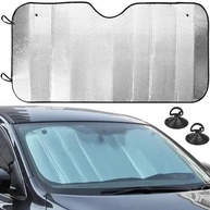 Protetor Solar Universal Para-brisa e Painel de Carro: Proteção Solar Inteligente com Ventosa - imagem 3