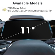 Protetor de Tela de Vidro 2025 Chevy Tahoe - Proteção Premium para Central Multimídia 11" (LS, LT, RST, Z71, Premier, High Country) - imagem 3