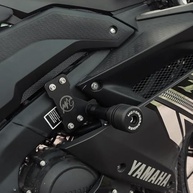 Protetor de Quadro Motoaggrandize para Yamaha R125, R15V2/V3/S, MT15 - Segurança e Estilo em Preto - imagem 2