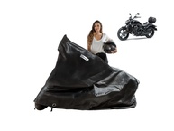 Capa Protetora Premium para Kawasaki Vulcan com Baús - Proteção Total (Preta) - imagem 1