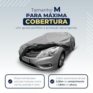 Capa Protetora Automotiva 100% Impermeável com Forro - Proteção Total para Seu Carro (M, G, GG) - imagem 4