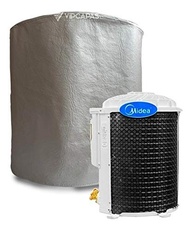 Capa Protetora para Condensador de Ar Condicionado Midea 9000 BTUs - PVC e Poliéster Impermeável - imagem 1