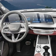 Película Protetora TPU Anti-arranhões para Console Central Cadillac XT5 2025 - Proteção Transparente e Elegante - imagem 1