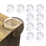 Kit 10 Protetores de Quina em Silicone com Adesivo Dupla Face - Segurança Total para Bebês e Crianças - imagem 1