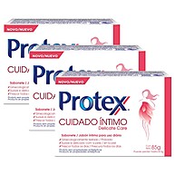 Protex Delicate Care: Sabonete Íntimo em Barra 85g (Kit com 3) - imagem 1