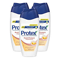 Protex Vitamina E: Kit 3 Sabonetes Líquidos 250ml - imagem 1