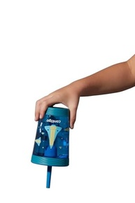 Copo Contigo à Prova de Derramamento com Canudo - 355ml Goma e Nave Espacial - imagem 5