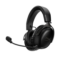 Headset Wireless HyperX Cloud III - Gamer para PC, PS5, PS4, Bateria de até 120h, 2,4 GHz, Drivers 53mm, Espuma Viscoelástica, Estrutura Durável, Microfone 10mm, Preto (77Z45AA) - imagem 1
