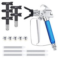 Pistola Pulverizadora de Tinta Sem Ar 3600 PSI com 5 Bicos e Filtros - Alta Performance para Pintura Profissional - imagem 1