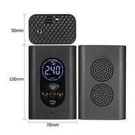 Tomshin Compressor de Ar Portátil 150 PSI: Inflador Elétrico Inteligente com Manômetro LED e Power Bank - imagem 3