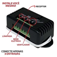 Receptor PT-356 Adicional para Controle Remoto PT-355 – Controle Inteligente para Ventiladores e Lâmpadas - imagem 4