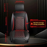 Capas de Assento Dianteiras Premium para Toyota: Couro PU Impermeável e Ajuste Personalizado (Pacote com 2) - imagem 4