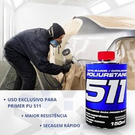 Catalisador para Primer Pu Cinza 511 Maxi Rubber 150ml - imagem 3