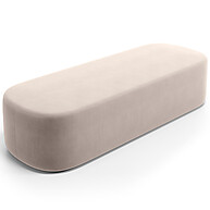 Puff Decorativo Doha 140cm Bege: Conforto e Estilo em Um Só - imagem 1